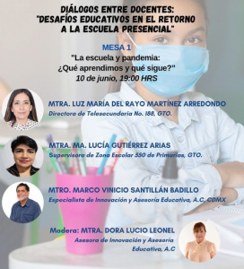 El conversatorio se llevó a cabo el 10 de junio del 2020.